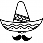 Sombrero and Mustache