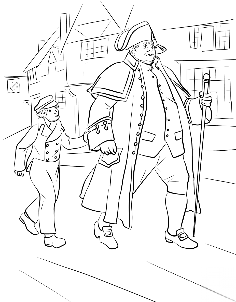 kolorowanka Oliver Twist