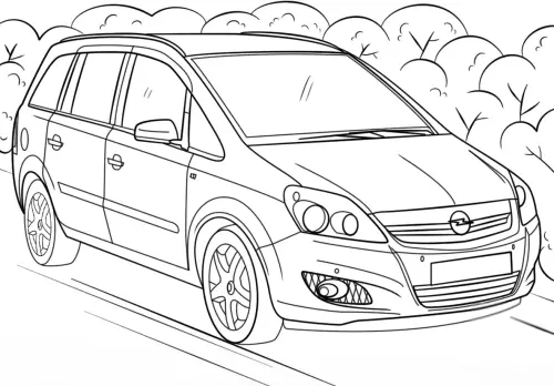 kolorowanka Opel