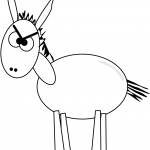 Animowany prosty osioł