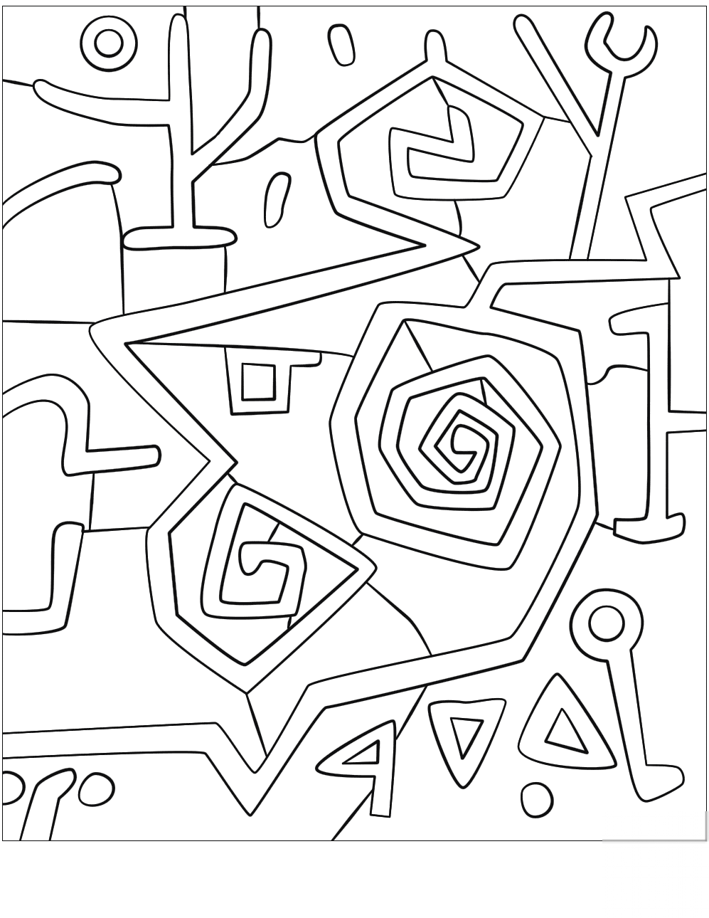 kolorowanka Paul Klee