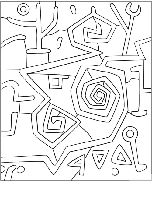 kolorowanka Paul Klee