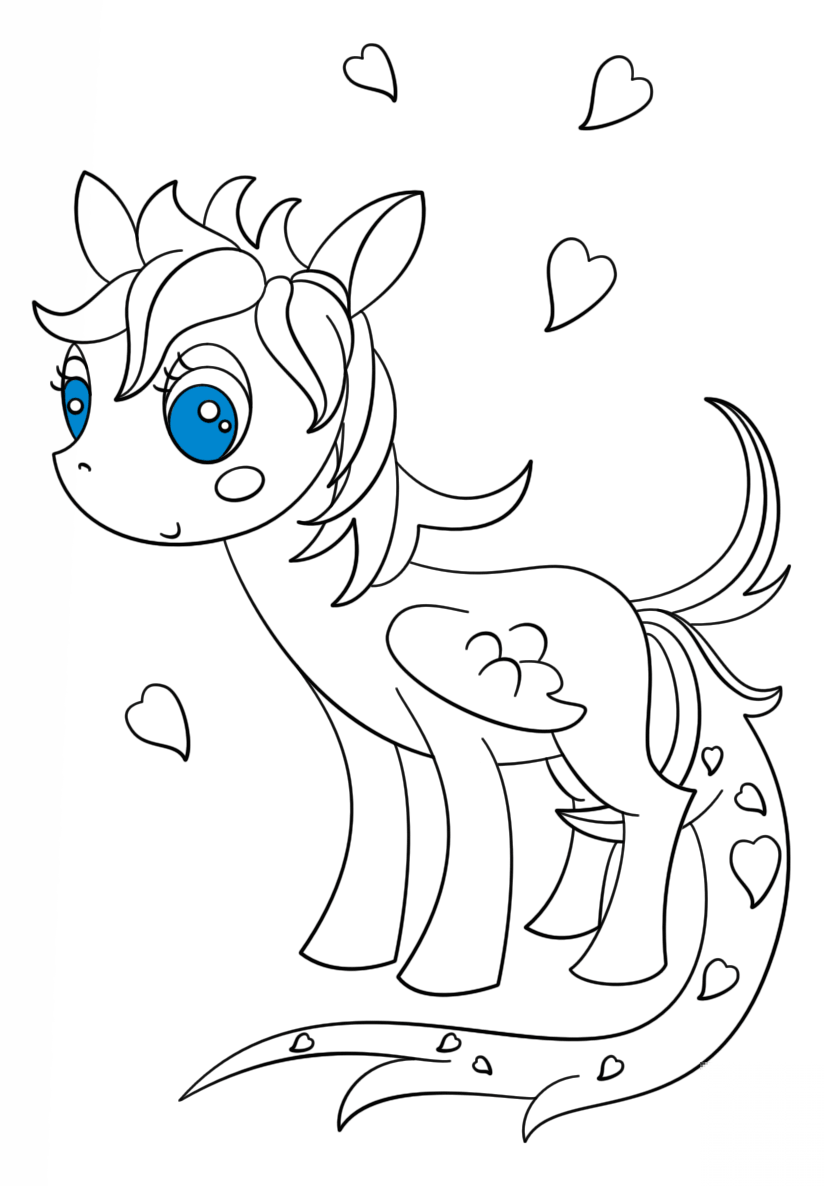 Kucyk pegaz Kawaii