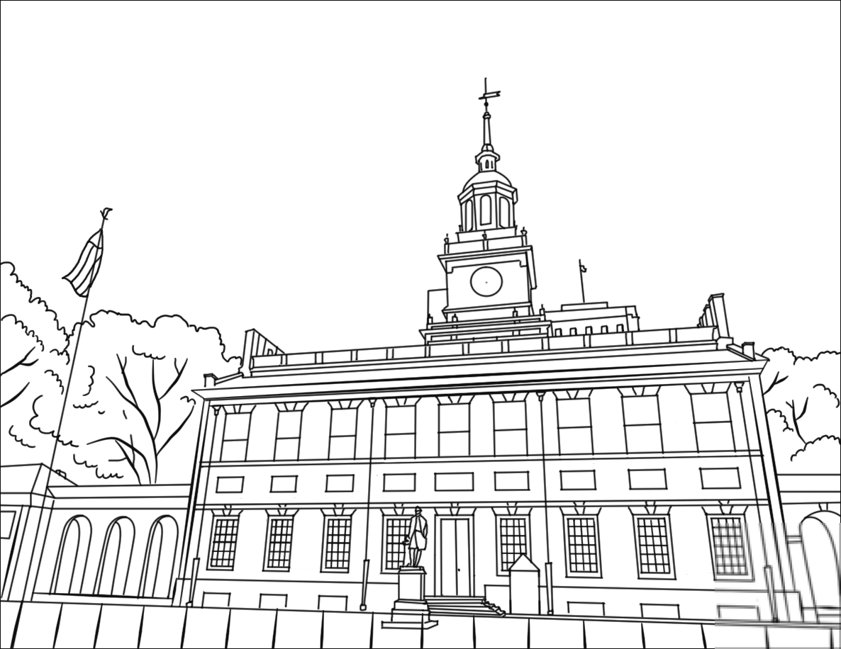 kolorowanka Pennsylvania