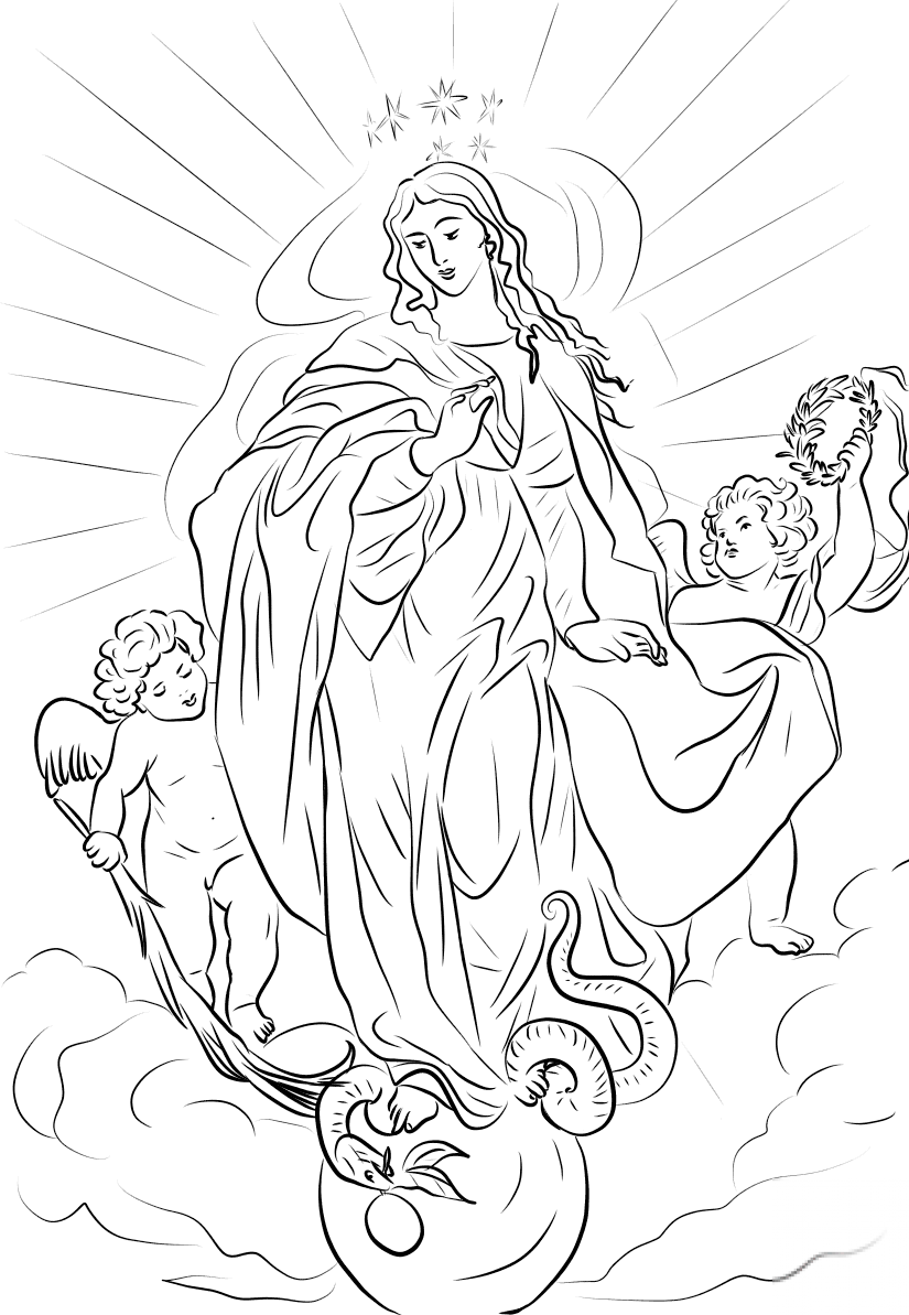 Immaculate Conception by Rubens