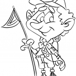 Boy Scout on a Camping Trip