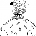 Mountaineer on a Top of a Mountain