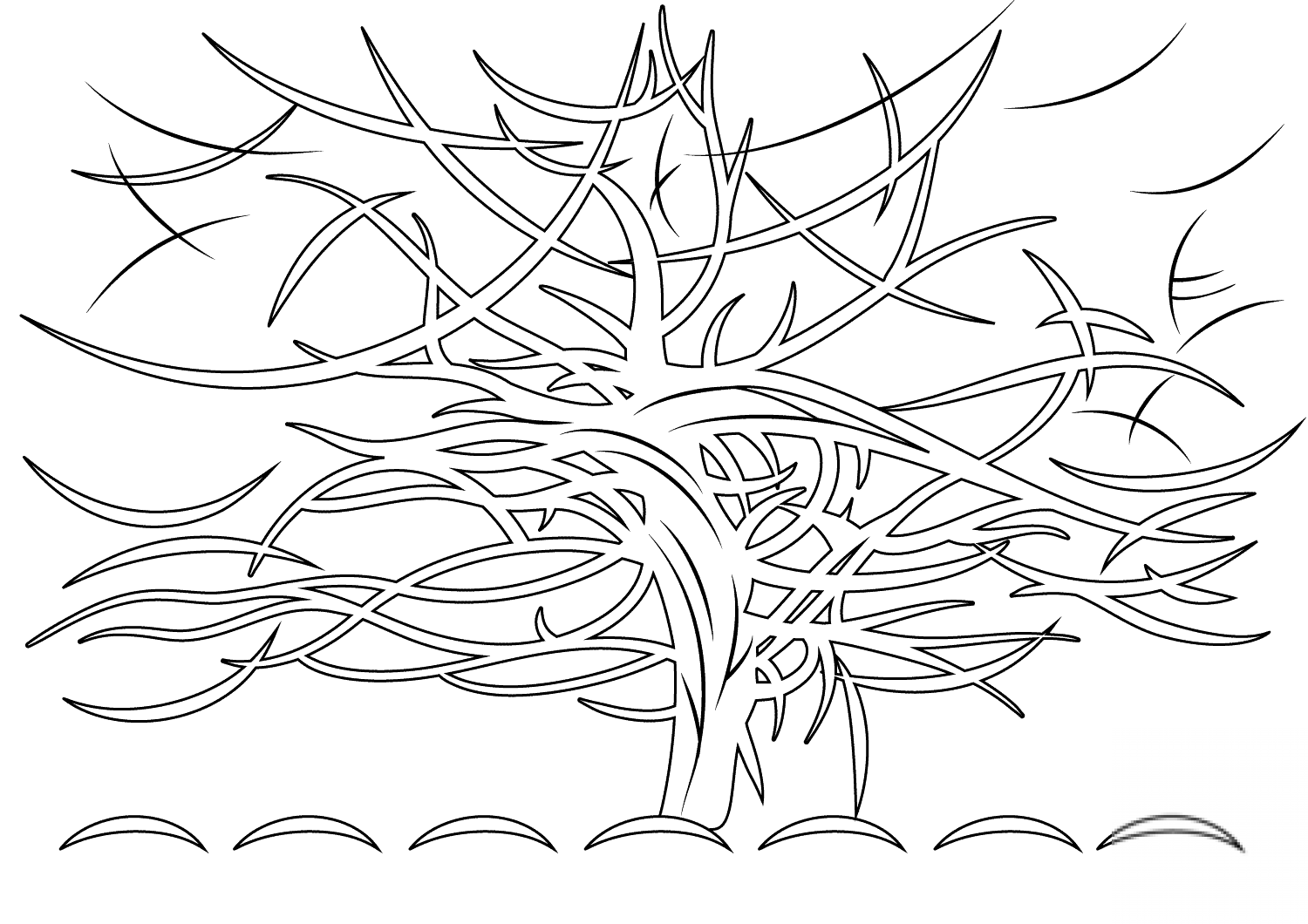 The Gray Tree by Piet Mondrian