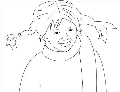 kolorowanka Pippi Pończoszanka
