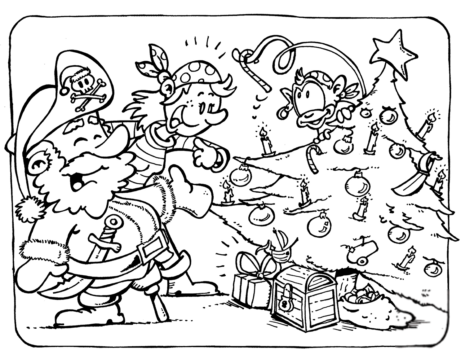 Pirates Celebrate Christmas