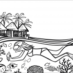 Diving Girl on the Maldives