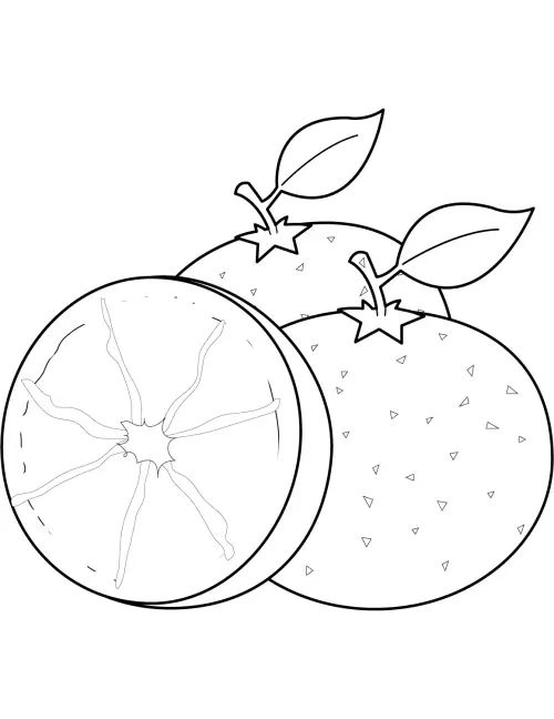 kolorowanka Pomarańcza