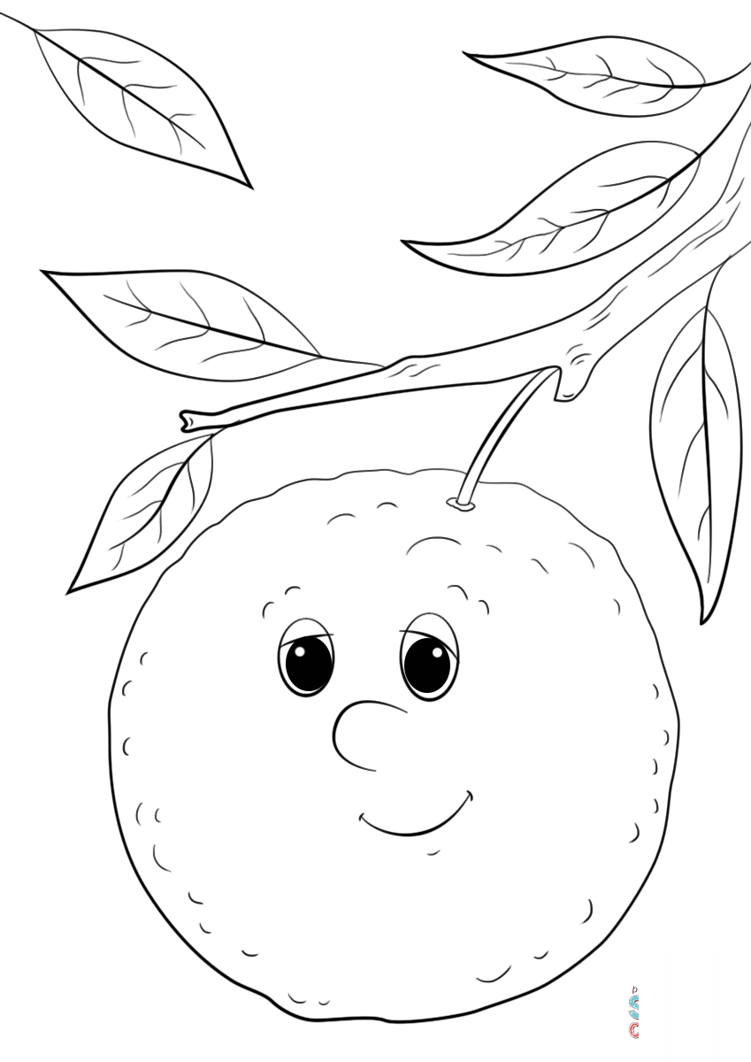 Cartoon Orange Character