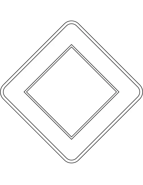 kolorowanka Portugal Road Signs