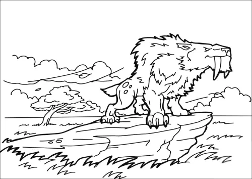 kolorowanka Prehistoria