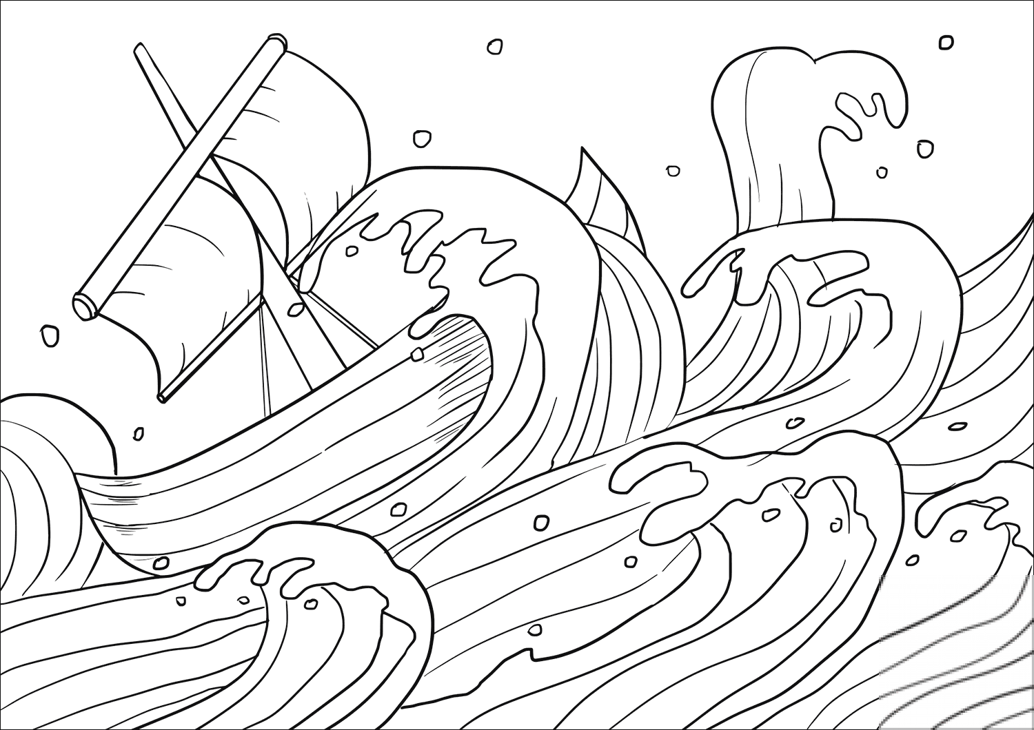 The Lord Sent a Great Wind on the...