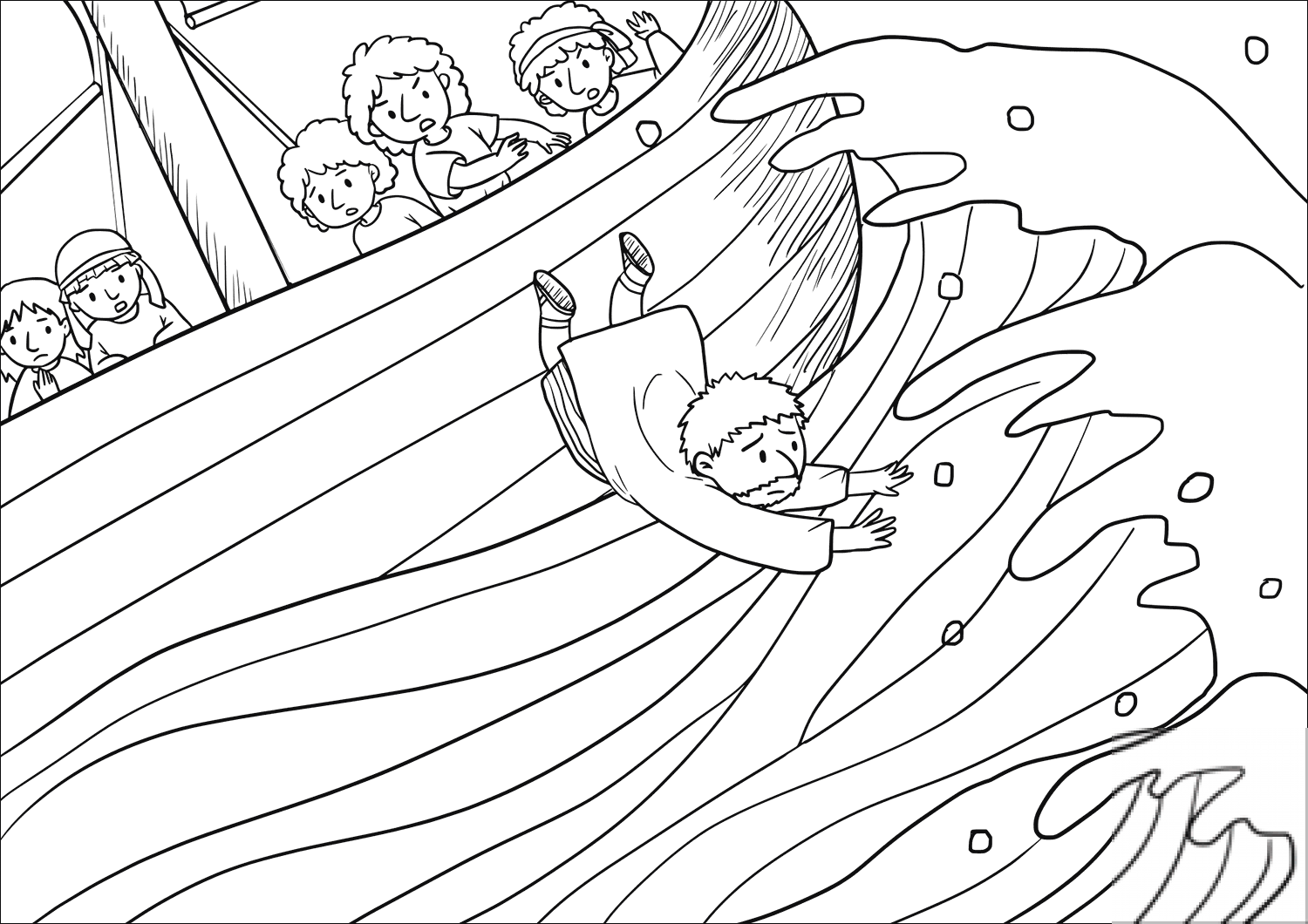 The Sailors Took Jonah and Threw...