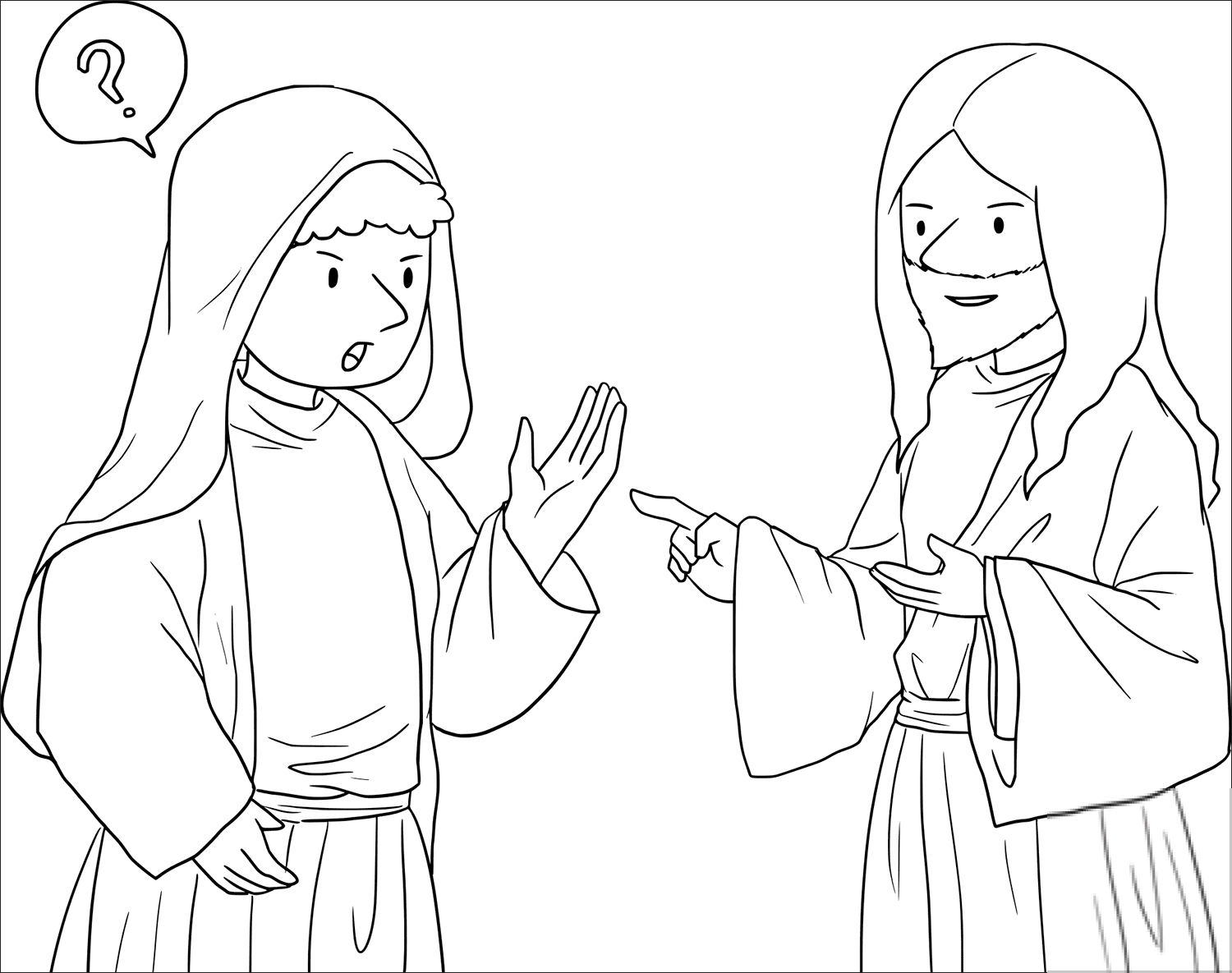 kolorowanka Przypowieści Jezusa