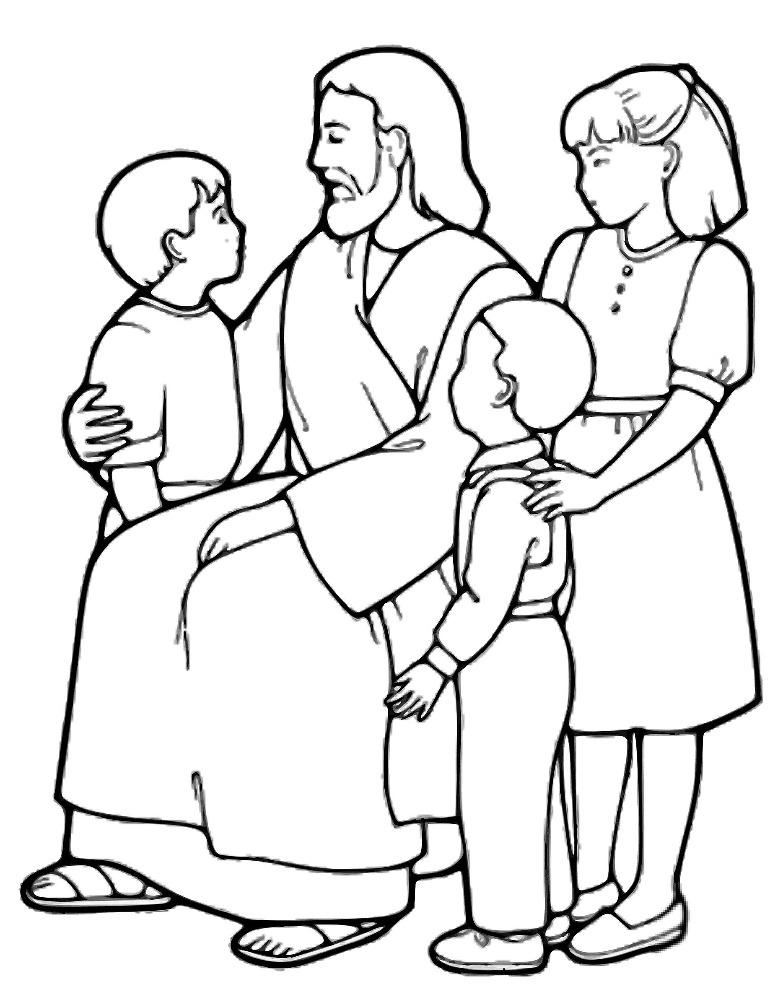 The Little Children and Jesus