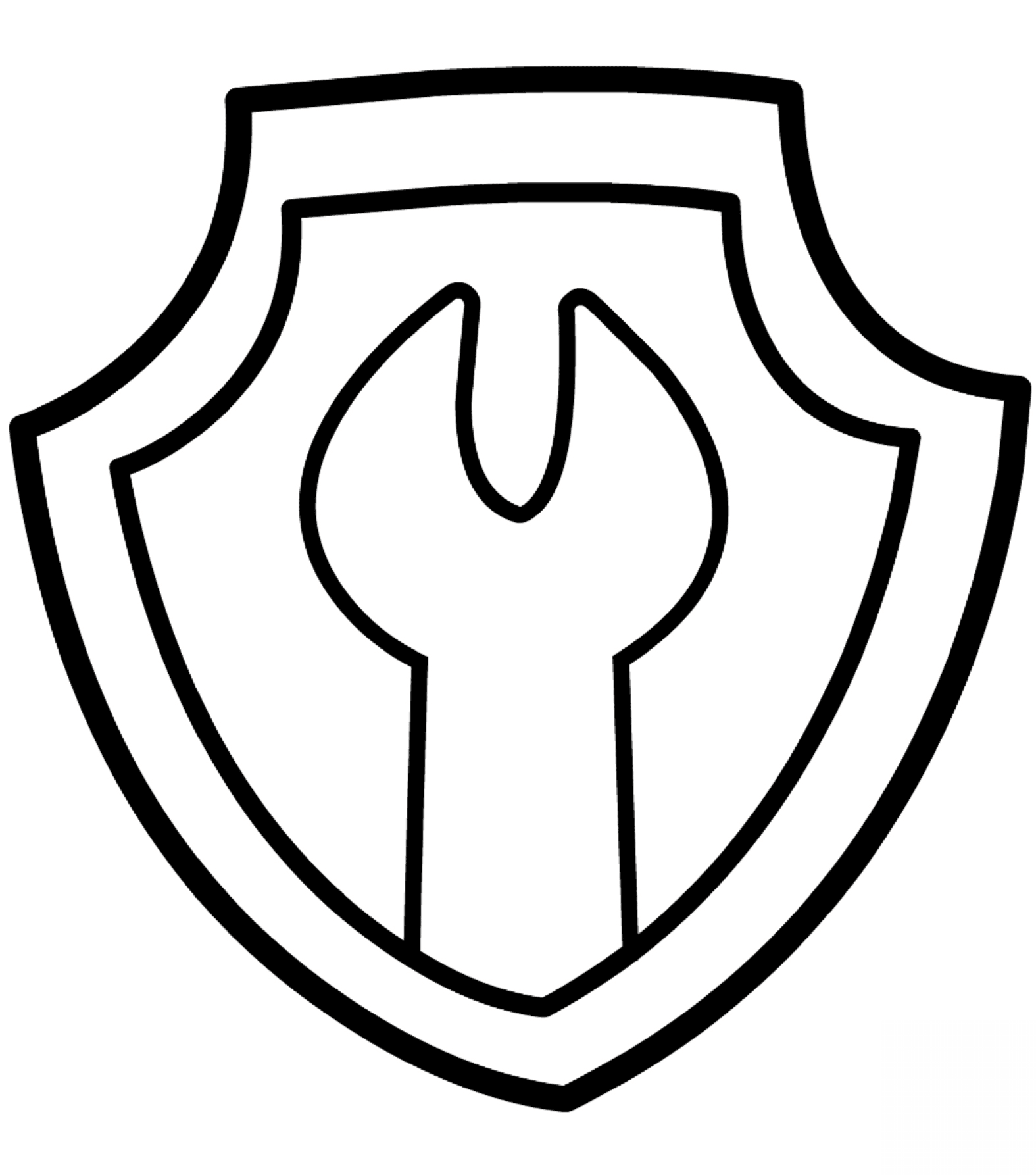 Paw Patrol Rubble's Badge