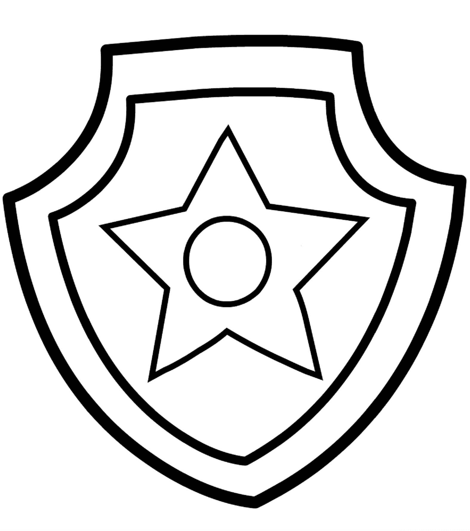 Paw Patrol Chase Badge