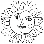 Trippy Sun and Moon