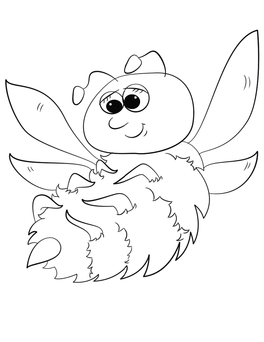 Cute Cartoon Bumblebee