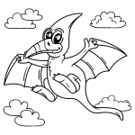 Śliczny Pteranodon