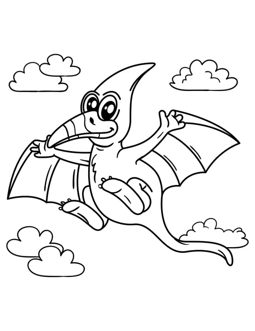 kolorowanka Pteranodon