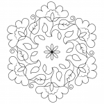 Flower Buds Kolam