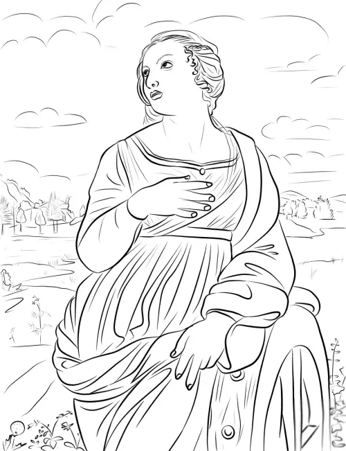 kolorowanka Raphael