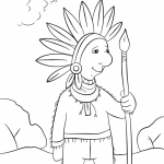 Cartoon Indian Chief