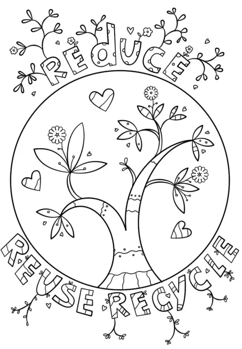 kolorowanka Recykling