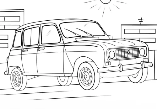 kolorowanka Renault