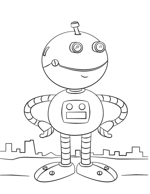 kolorowanka Roboty