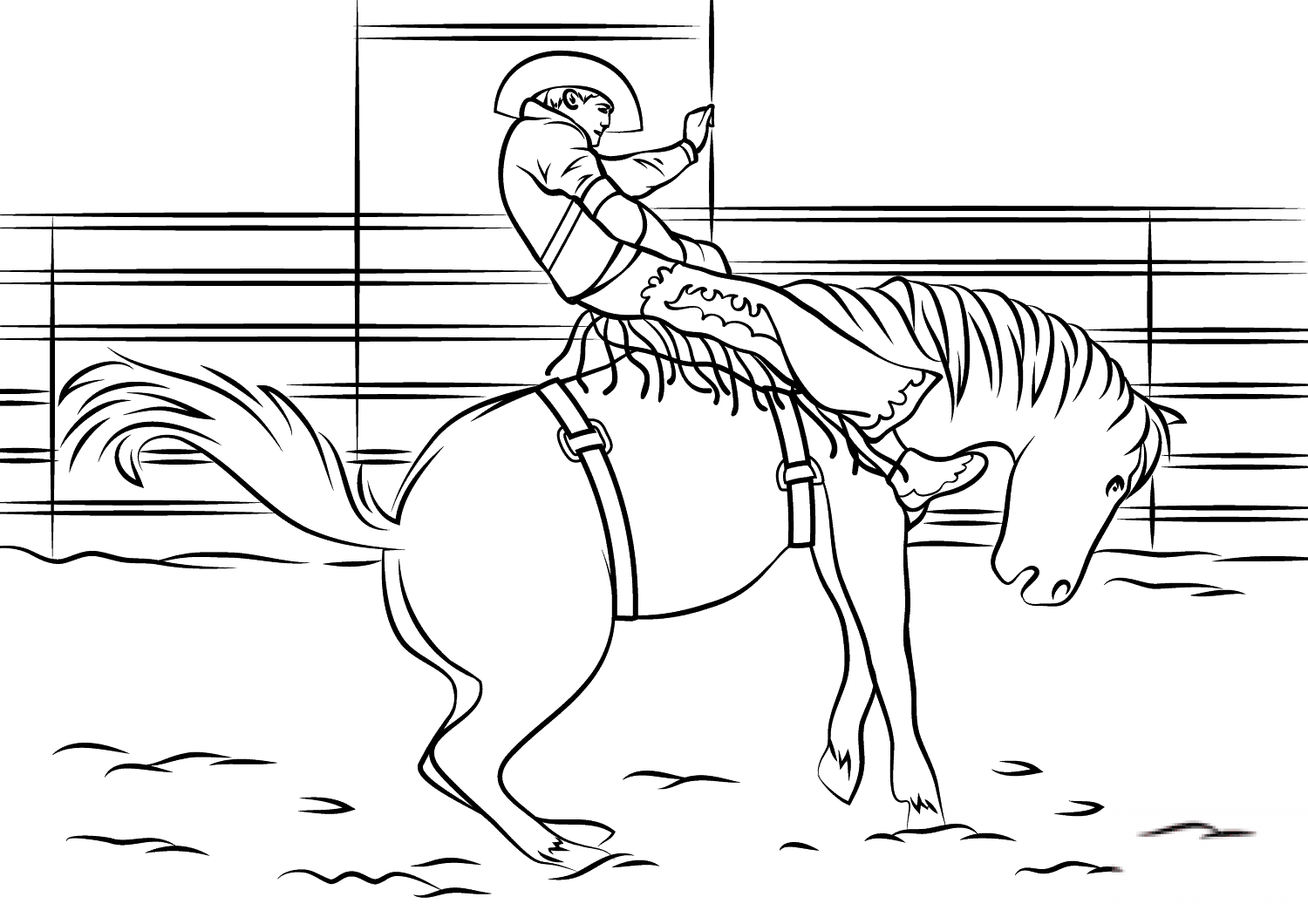 Saddle Bronc Rodeo