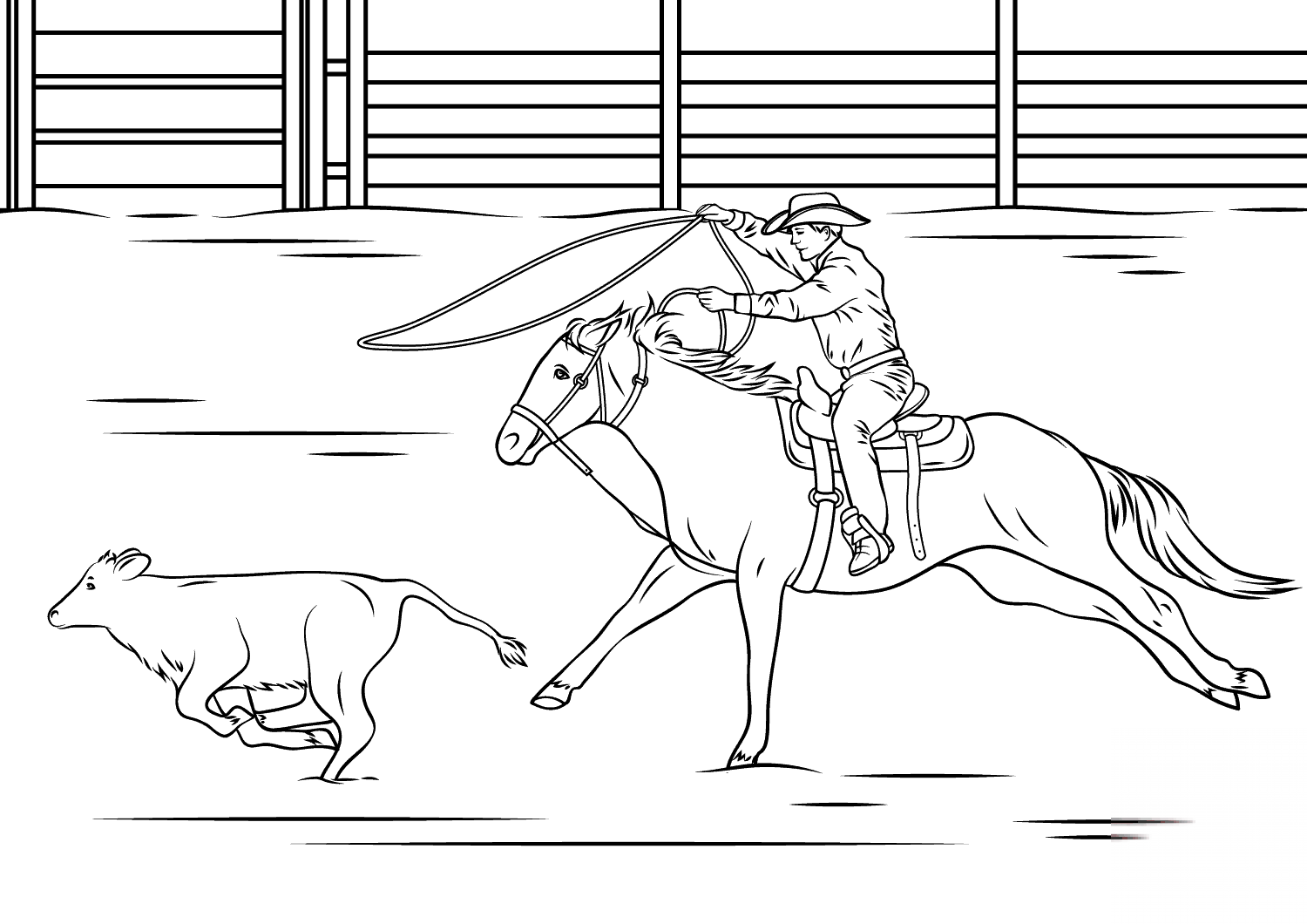 Calf Roping Rodeo