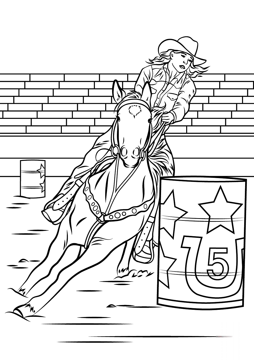 Horse Barrel Racing