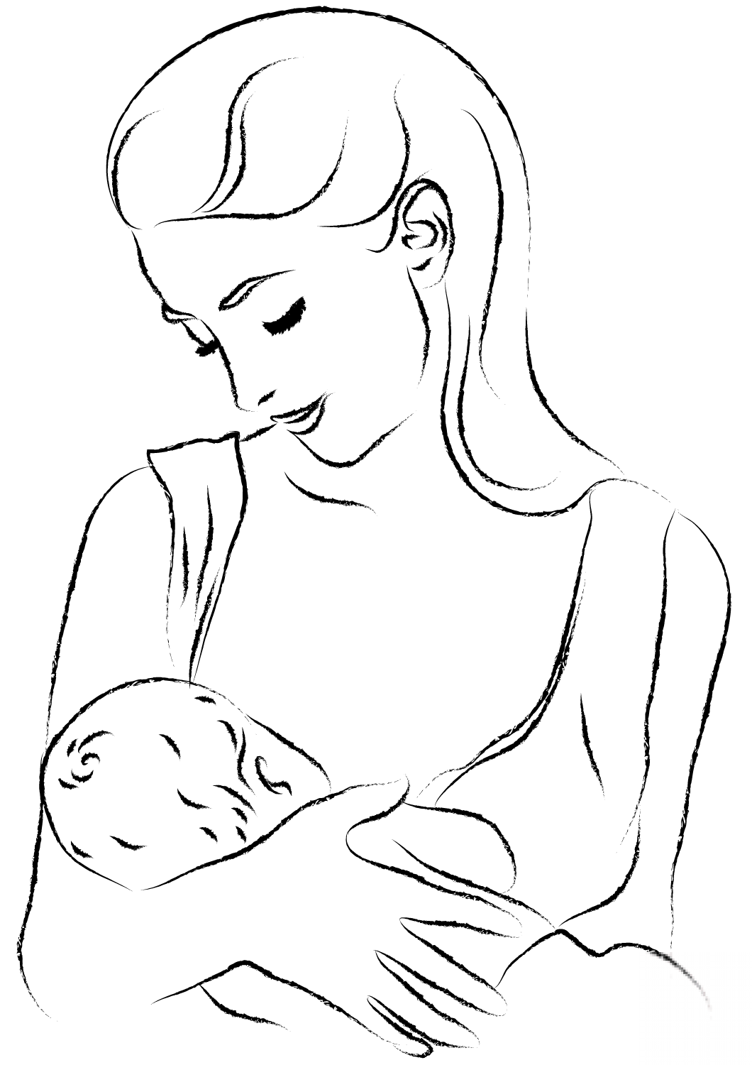 Mom is Breastfeeding