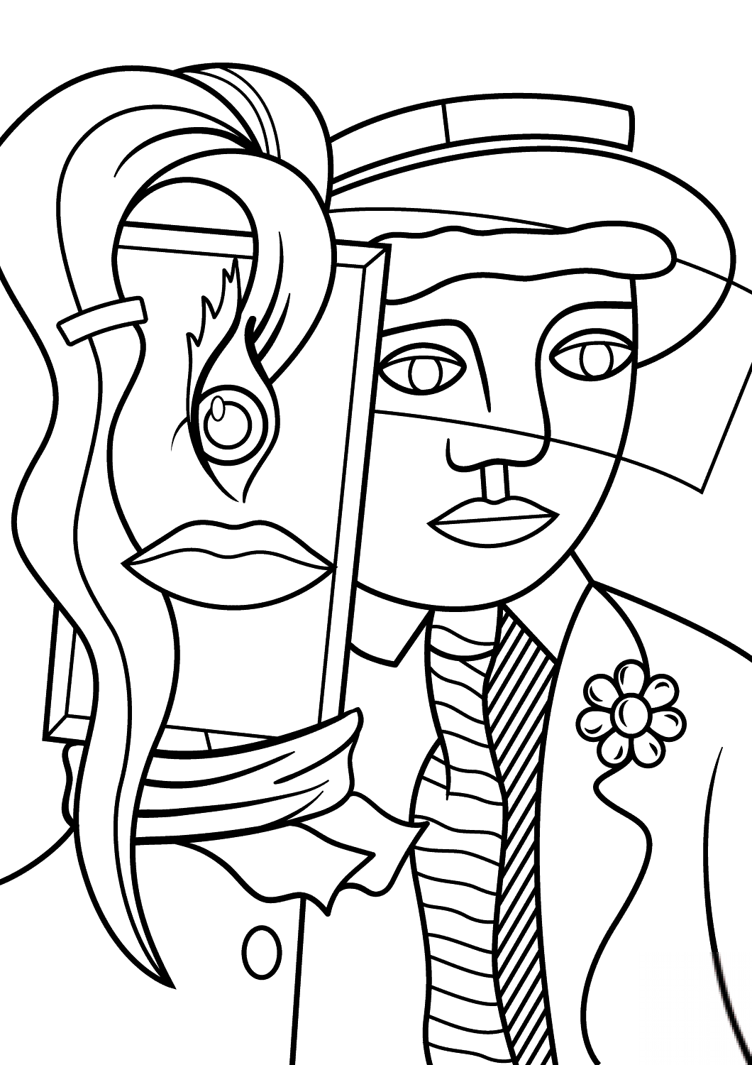 Stepping out by Roy Lichtenstein