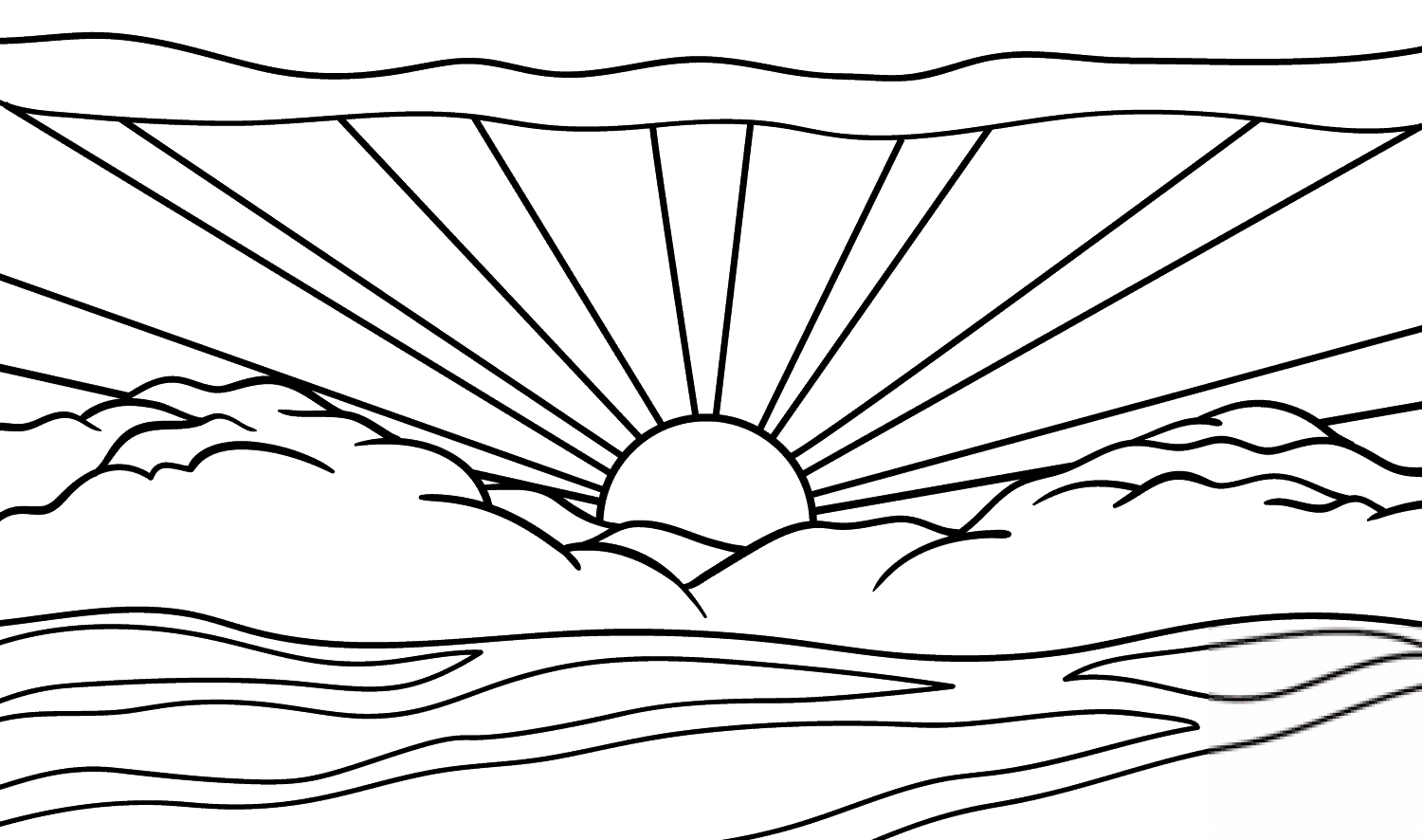 Sunrise by Roy Lichtenstein