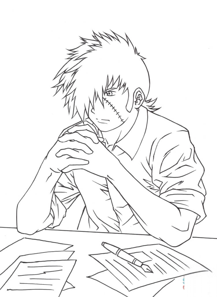 Kuro Hazama from Black Jack Manga