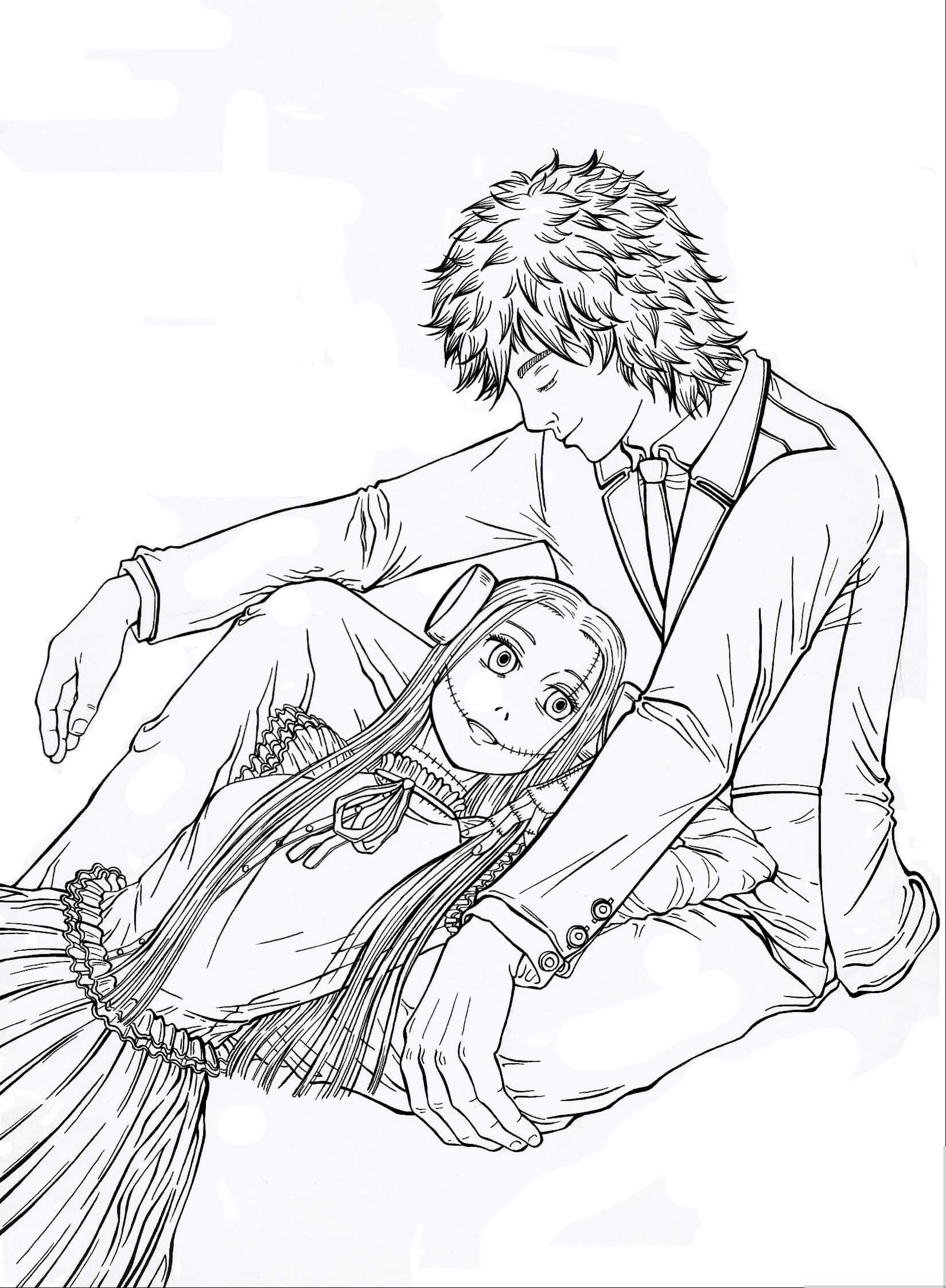 Madaraki Fran and Okita from Manga...