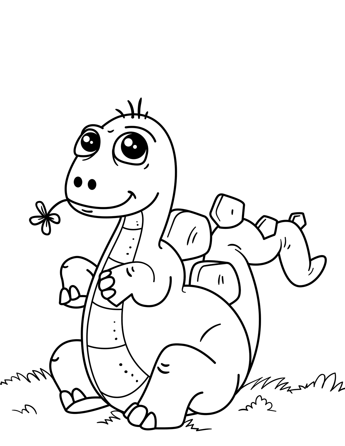Ładny mały dinozaur