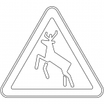 "Wild Animals" Sign in Russia