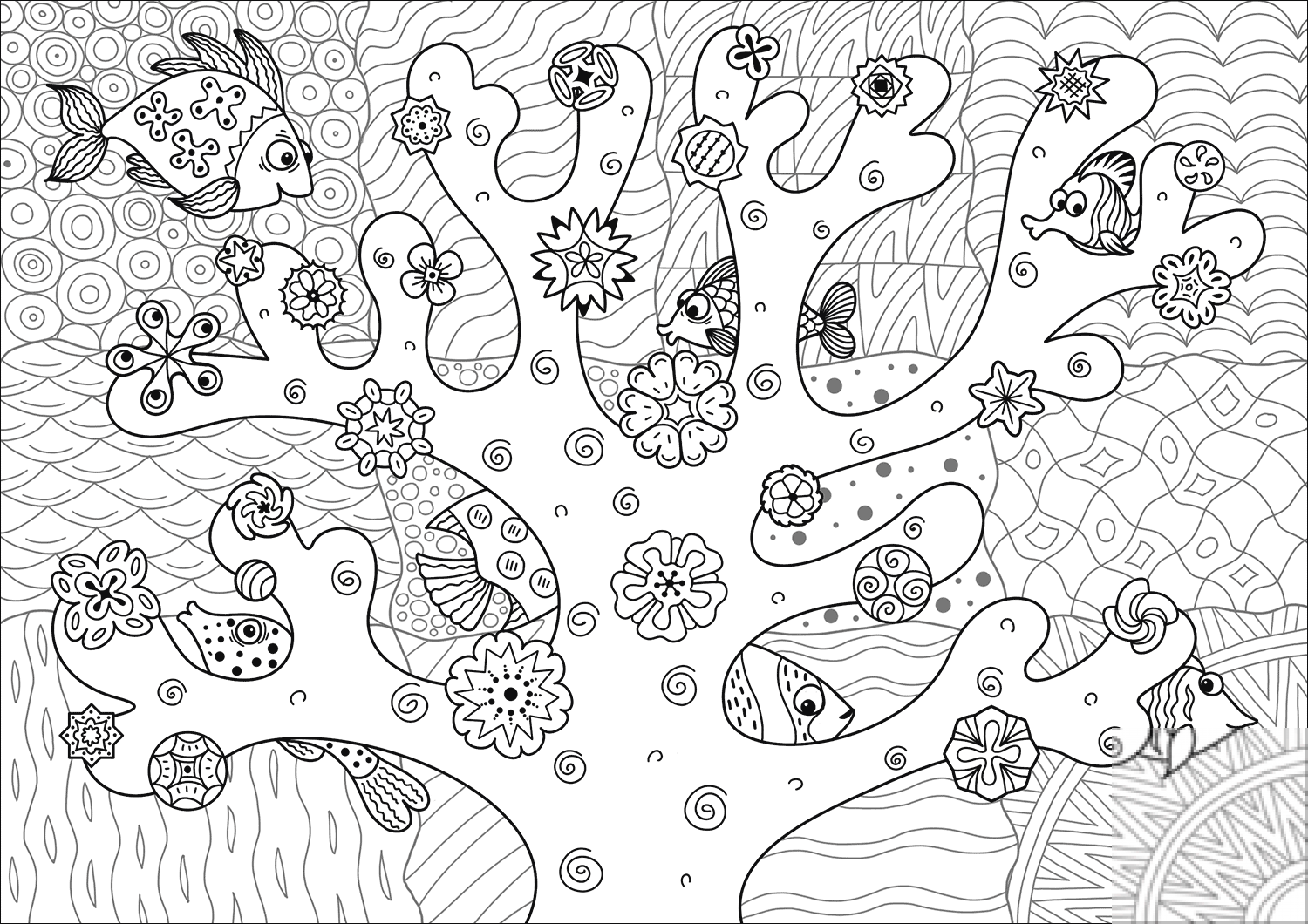 Find Fish Hidden in the Coral Reef