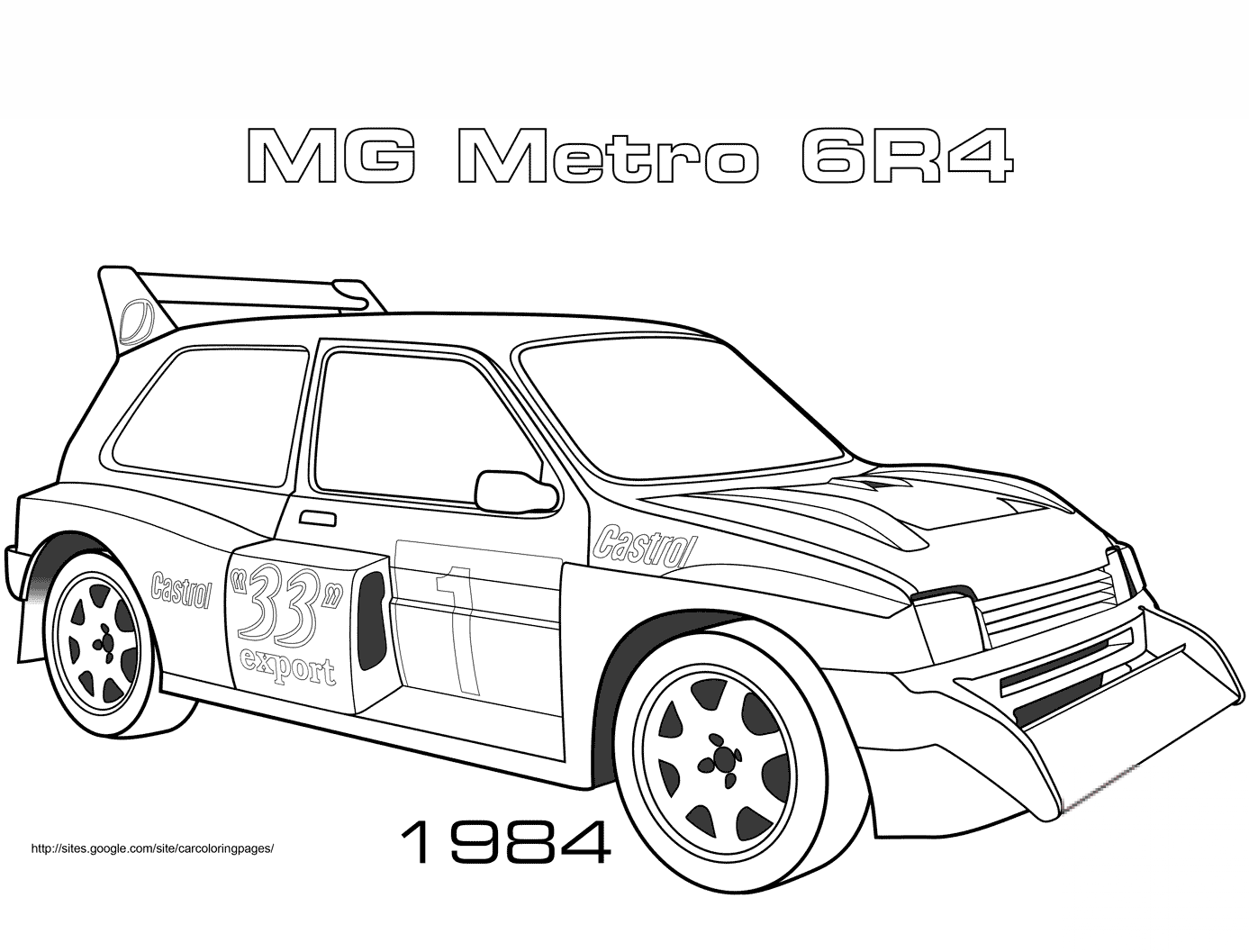 1984 MG Metro 6R4