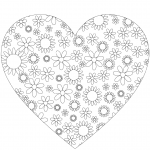 Heart with Flowers