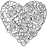 Heart Made of Rose