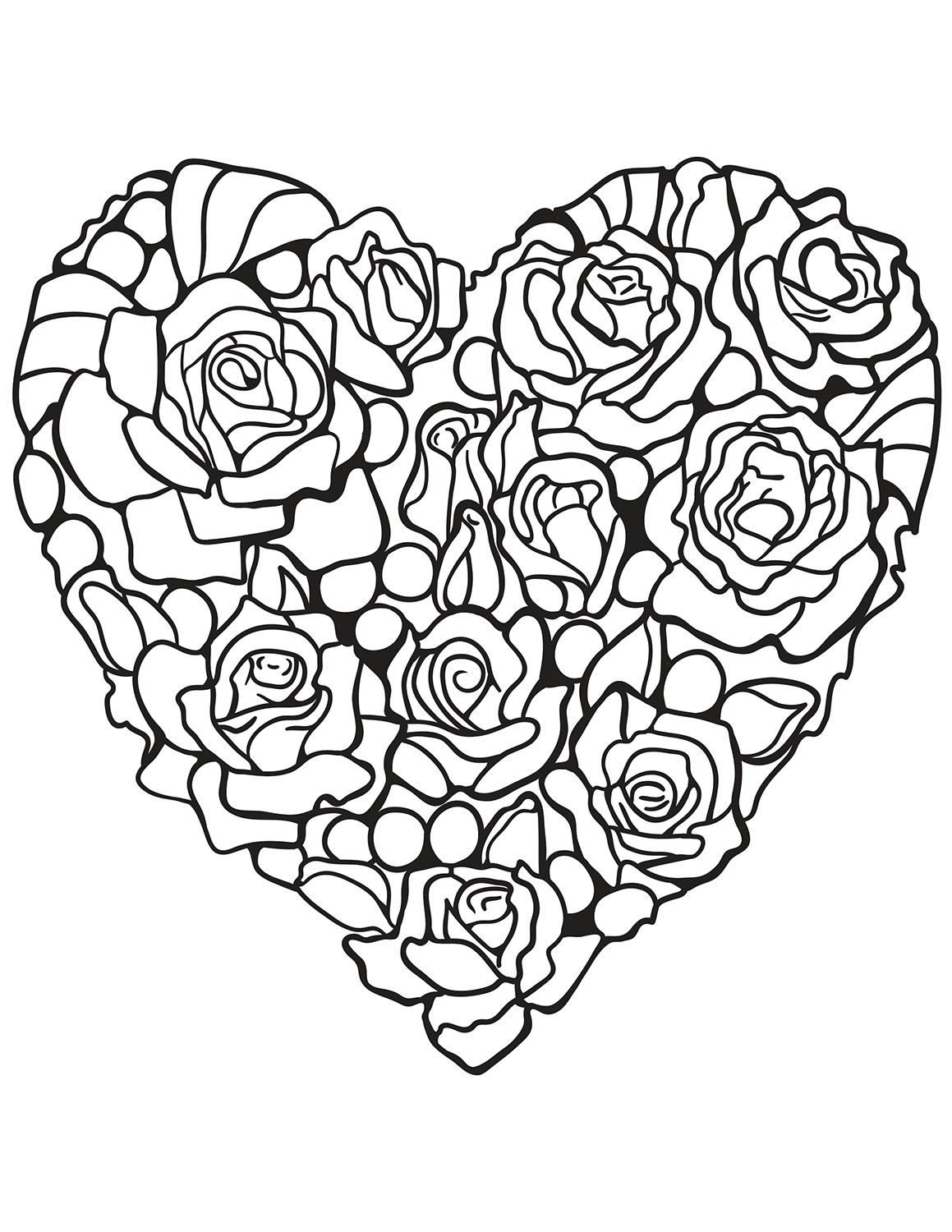 Heart Made of Rose
